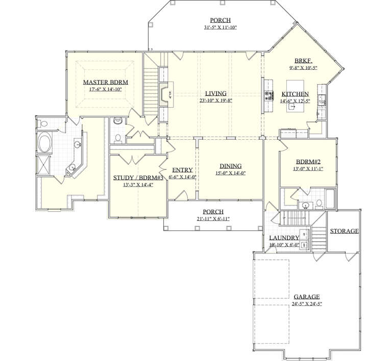 House Plan House Plan #19856 Drawing 1