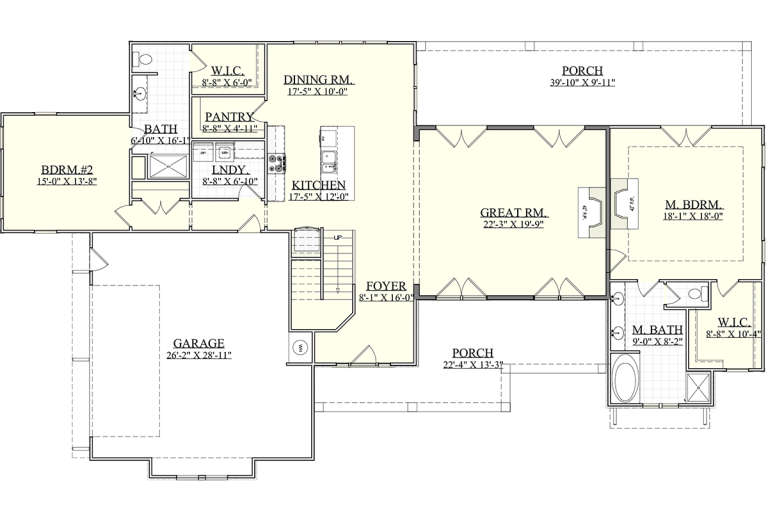 House Plan House Plan #19857 Drawing 1