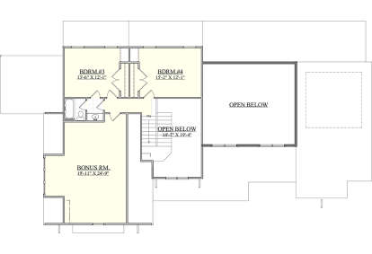 Second Floor for House Plan #6939-00021