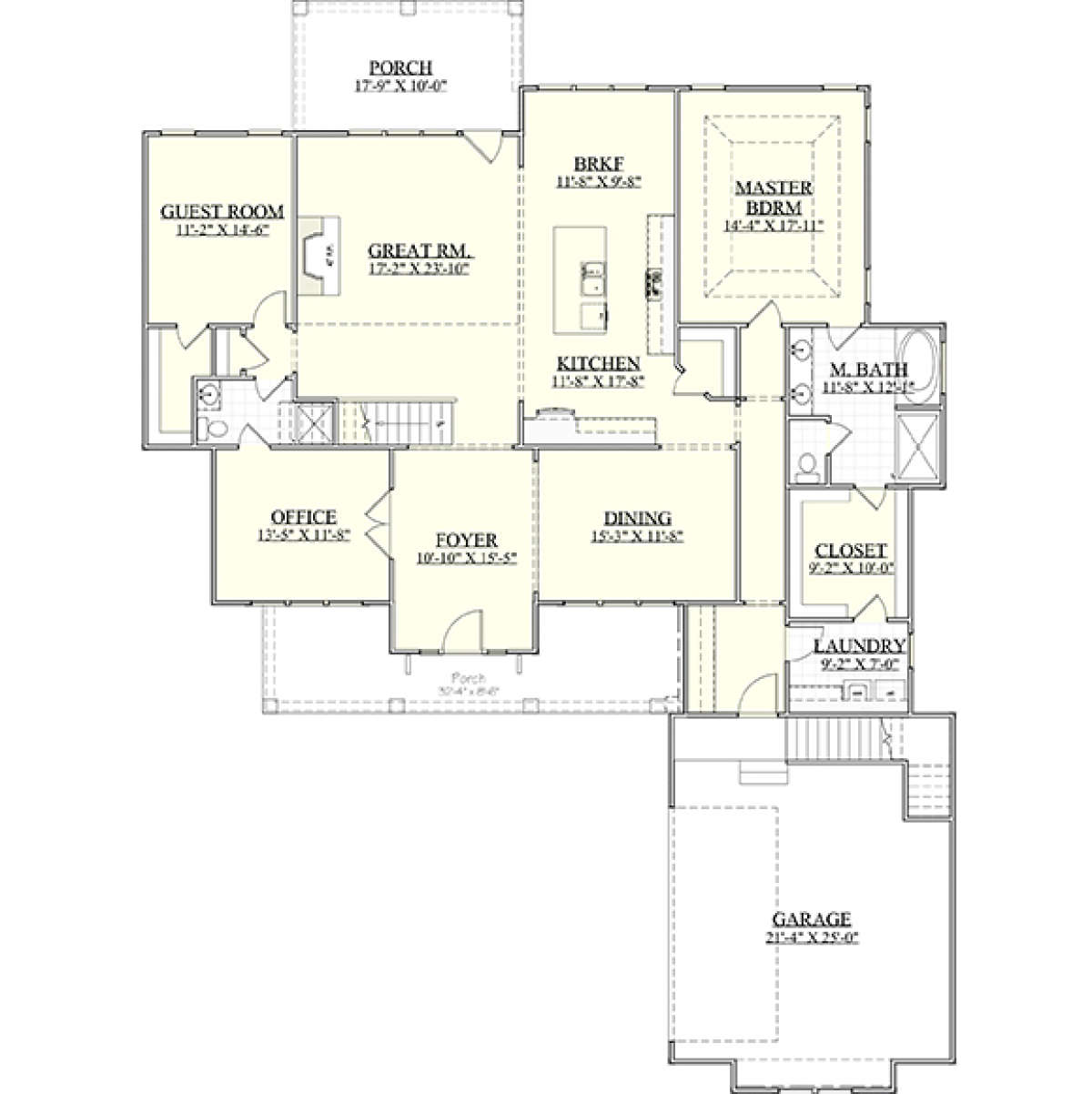 Main Floor  for House Plan #6939-00022