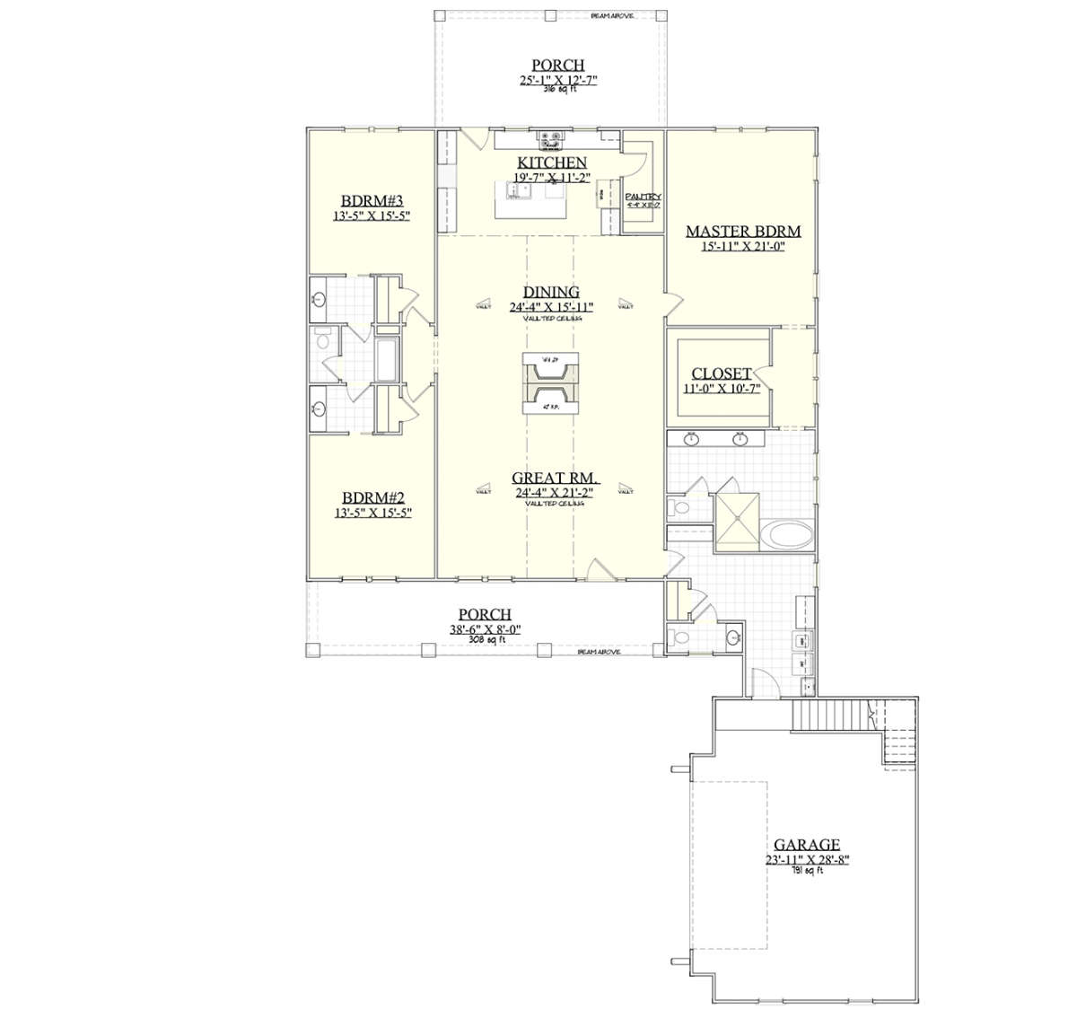 Main Floor  for House Plan #6939-00023