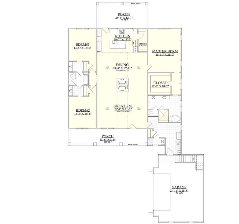 House Plan House Plan #19859 Drawing 1