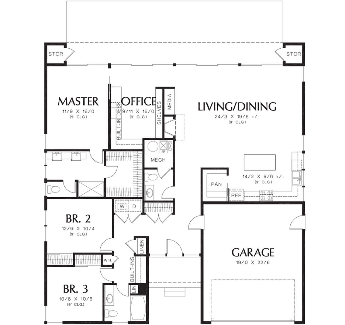 Main Floor  for House Plan #2559-00673