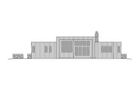 Modern House Plan #2559-00674 Elevation Photo