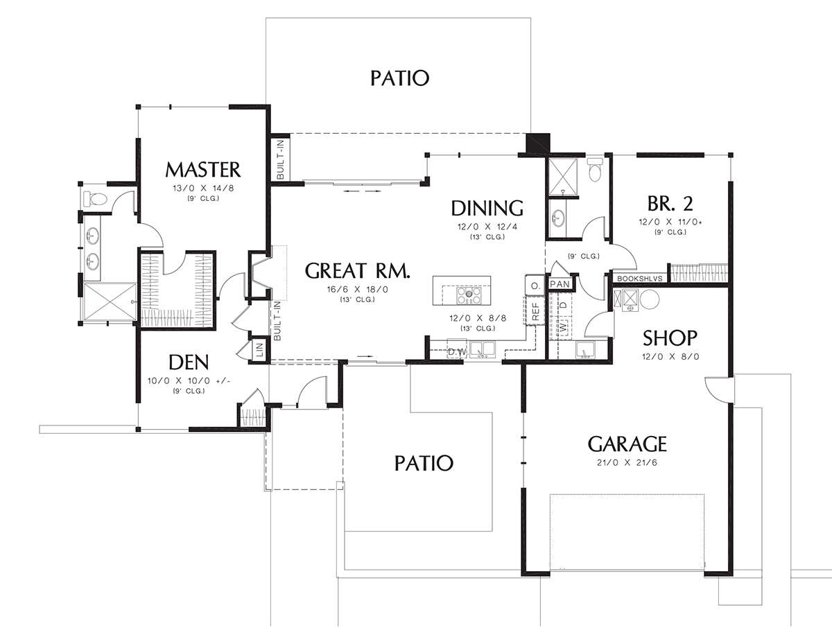Main Floor  for House Plan #2559-00674