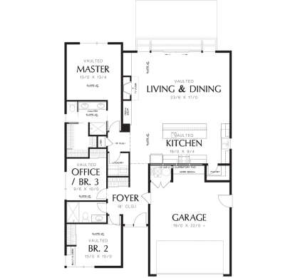 Main Floor  for House Plan #2559-00676