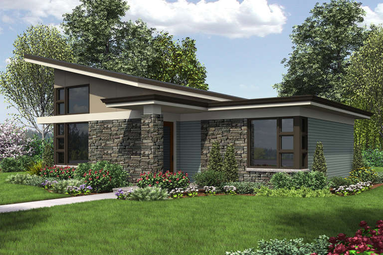 House Plan House Plan #19866 Front Elevation 