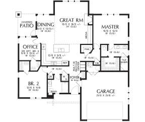 Main Floor  for House Plan #2559-00680