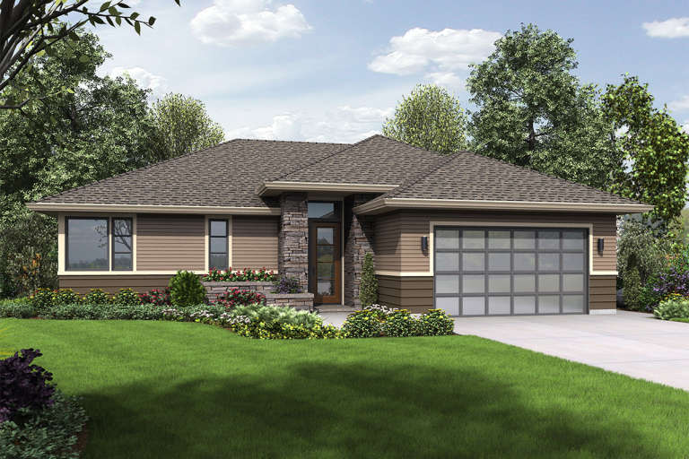House Plan House Plan #19869 Front Elevation 