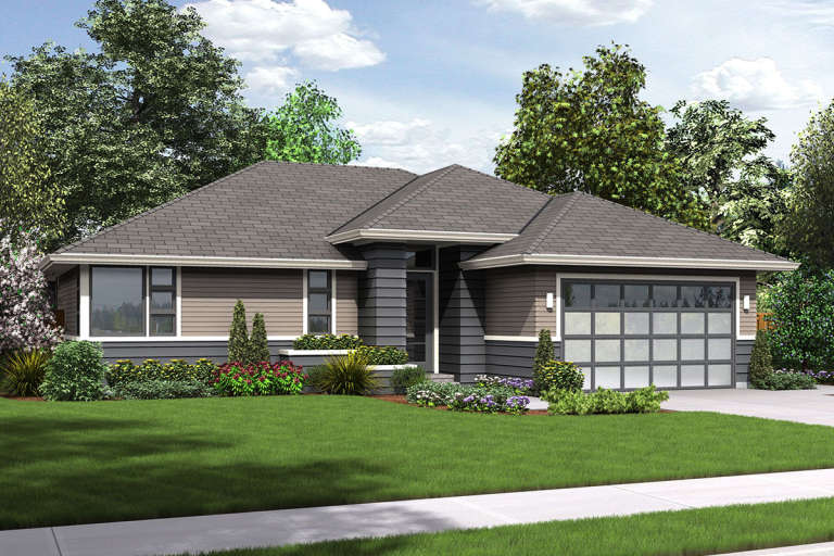 House Plan House Plan #19870 Front Elevation 