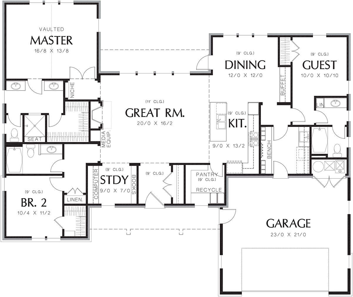 Main Floor  for House Plan #2559-00683