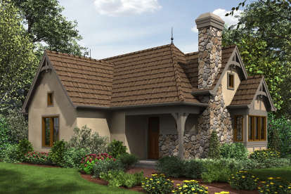 European House Plan #2559-00685 Elevation Photo