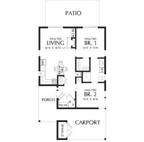 Main Floor  for House Plan #2559-00686