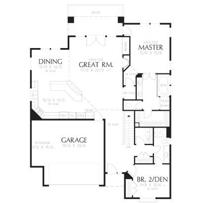 Main Floor  for House Plan #2559-00689
