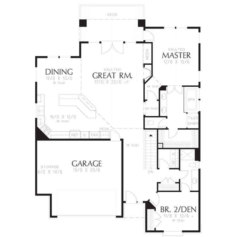 House Plan House Plan #19877 Drawing 1