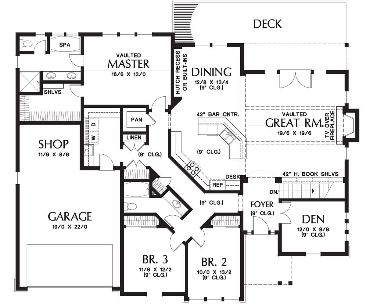 Main Floor  for House Plan #2559-00690