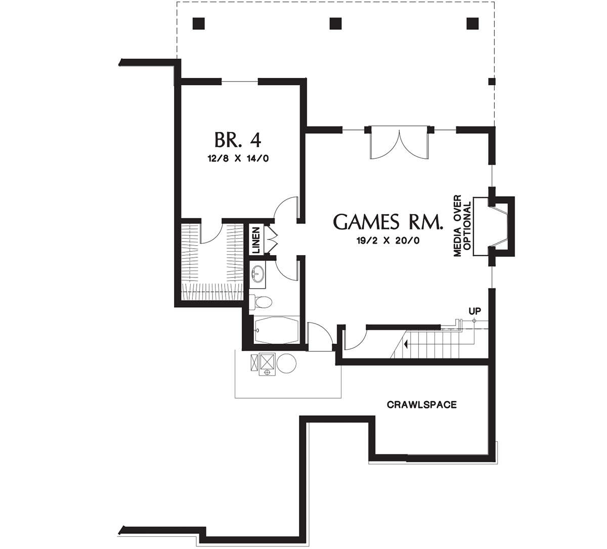 Optional Basement for House Plan #2559-00690