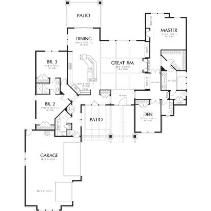 Main Floor  for House Plan #2559-00691