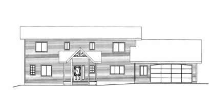 Northwest House Plan #039-00537 Elevation Photo