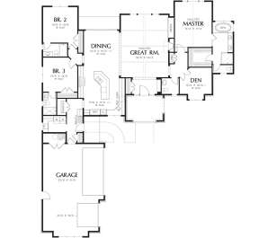 Main Floor  for House Plan #2559-00692