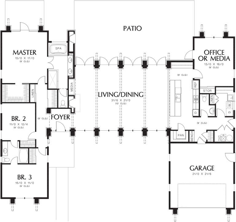 House Plan House Plan #19881 Drawing 1