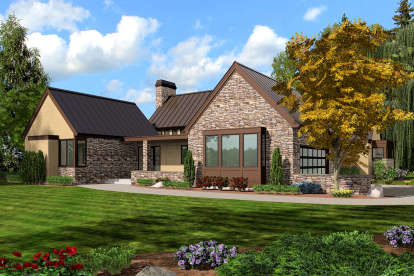 3 Bed, 2 Bath, 2749 Square Foot House Plan - #2559-00695
