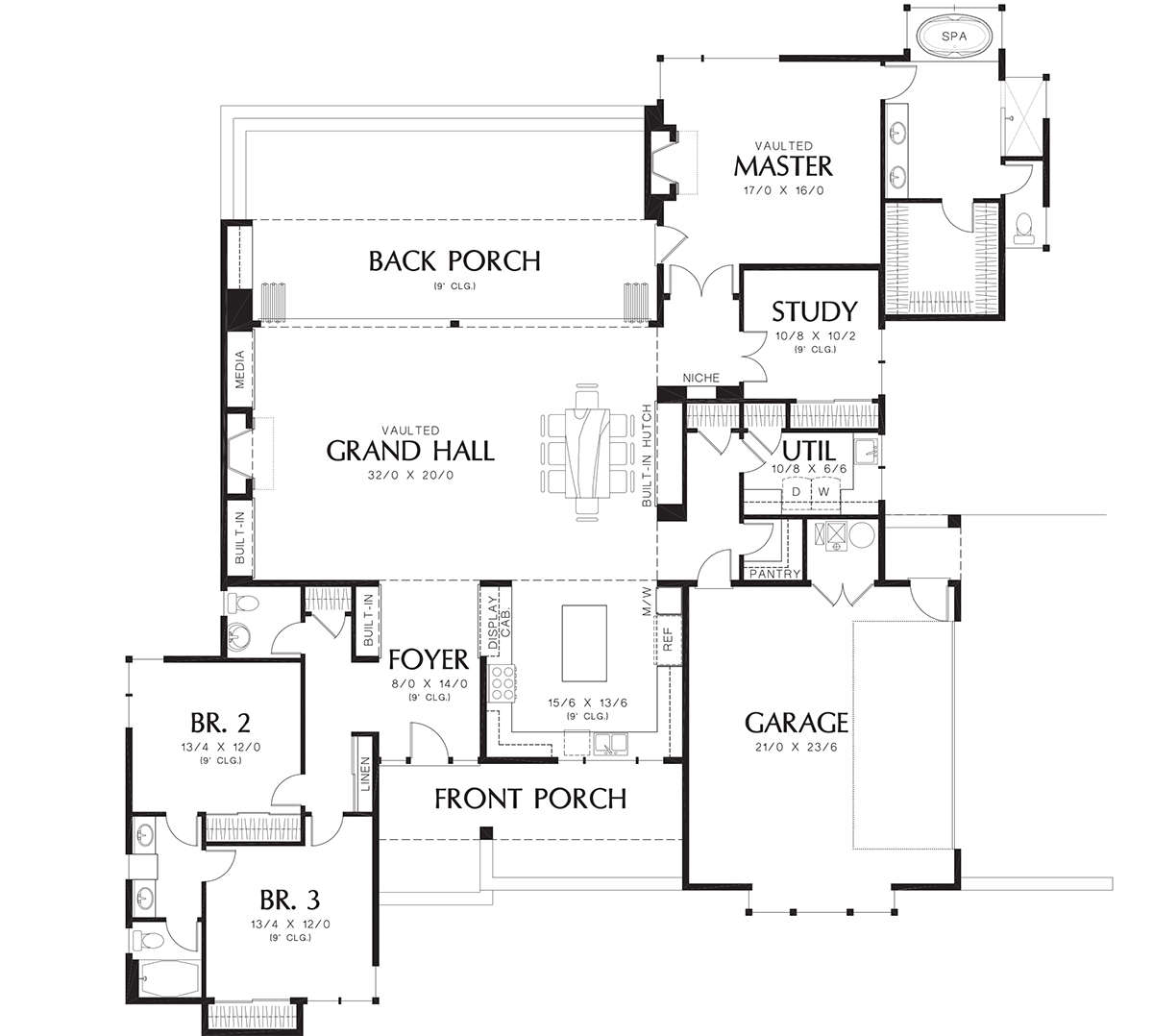 Main Floor  for House Plan #2559-00695
