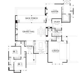 Main Floor  for House Plan #2559-00696