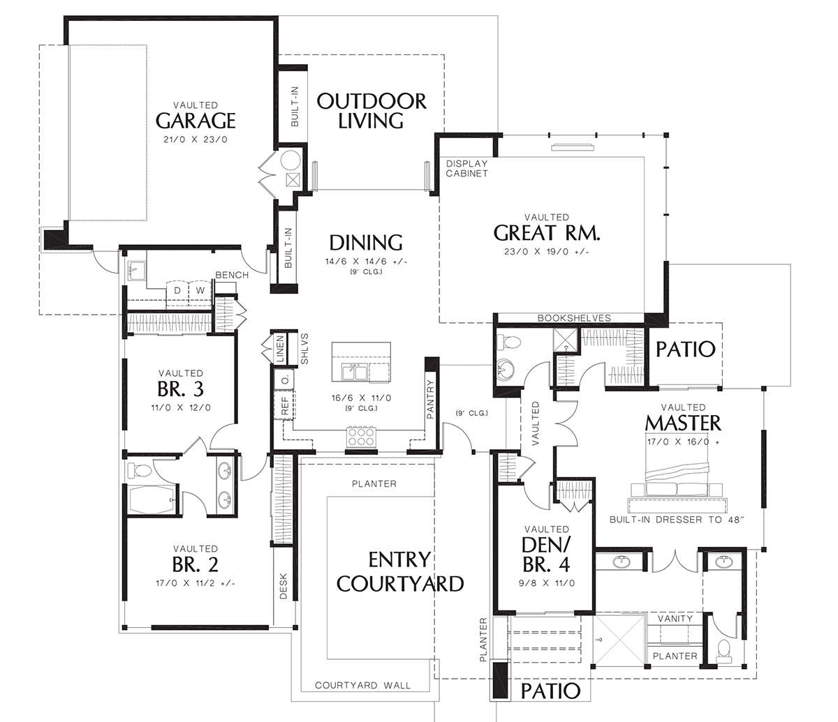 Main Floor  for House Plan #2559-00697