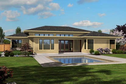 Contemporary House Plan #2559-00699 Elevation Photo