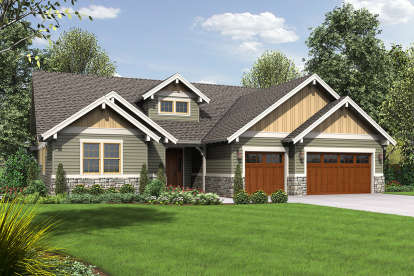 3 Bed, 2 Bath, 2368 Square Foot House Plan - #2559-00700