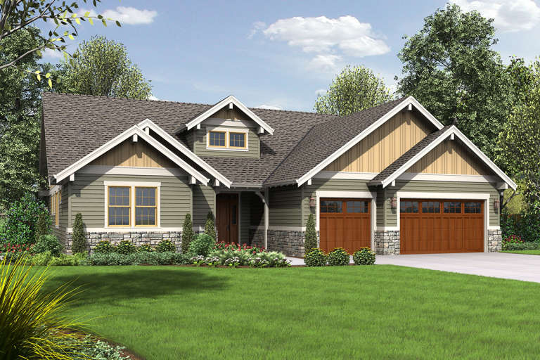 House Plan House Plan #19889 Front Elevation 