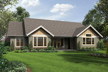 Craftsman House Plan #2559-00700 Elevation Photo