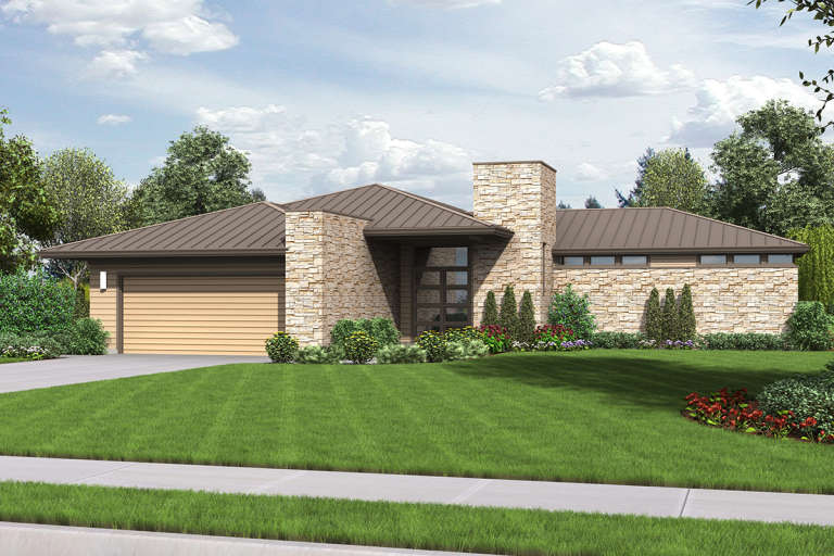 House Plan House Plan #19890 Front Elevation 