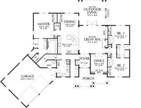 Main Floor  for House Plan #2559-00704