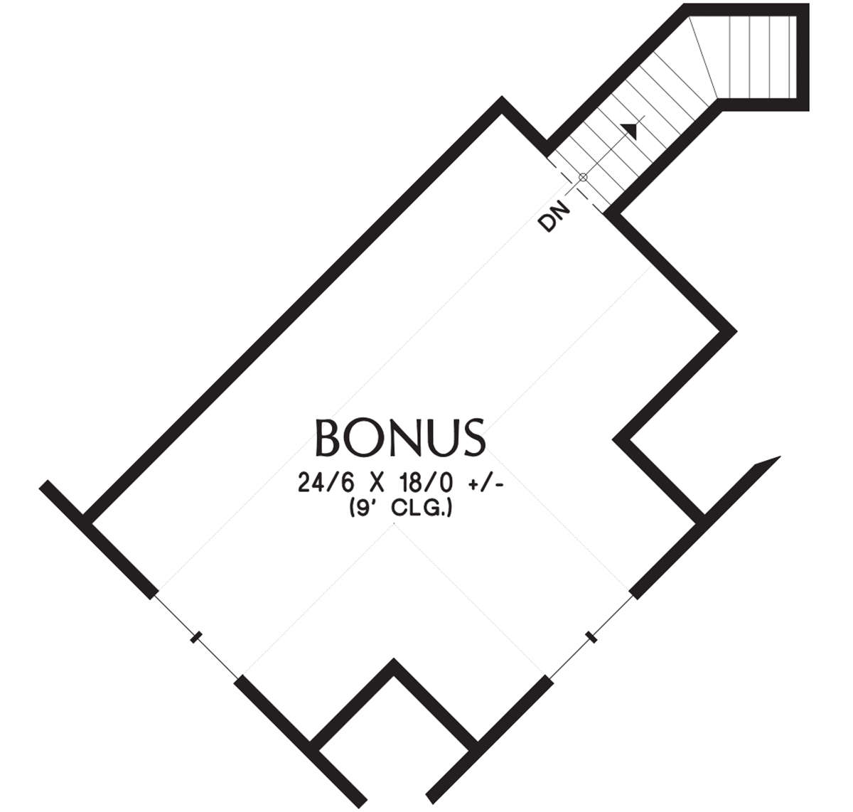 Bonus Room for House Plan #2559-00704