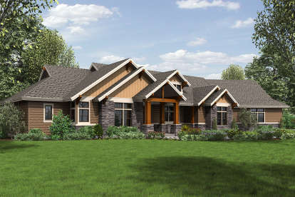 Northwest House Plan #2559-00705 Elevation Photo