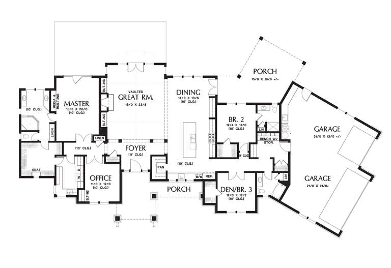 House Plan House Plan #19894 Drawing 1