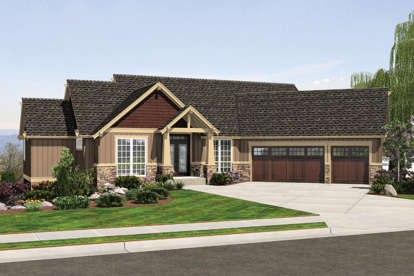 4 Bed, 3 Bath, 3506 Square Foot House Plan - #2559-00708