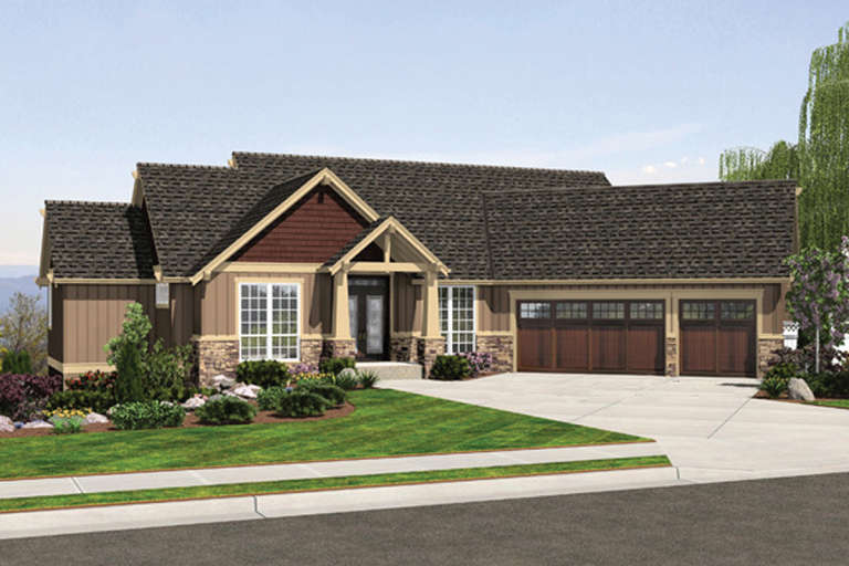House Plan House Plan #19897 Front Elevation 