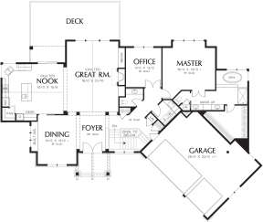 Main Floor  for House Plan #2559-00708