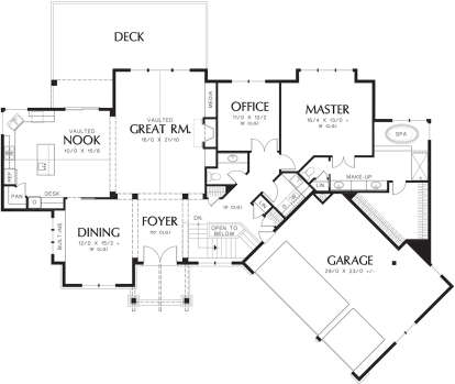 Main Floor  for House Plan #2559-00708