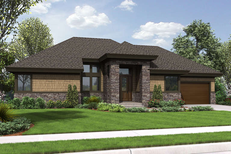 House Plan House Plan #19898 Front Elevation 