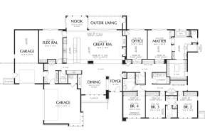 Main Floor  for House Plan #2559-00710