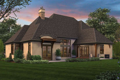 French Country House Plan #2559-00711 Elevation Photo