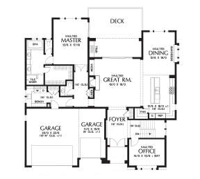 Main Floor  for House Plan #2559-00712