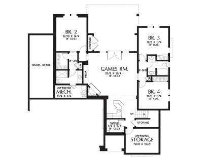 Basement  for House Plan #2559-00712