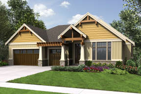 Craftsman House Plan #2559-00713 Elevation Photo