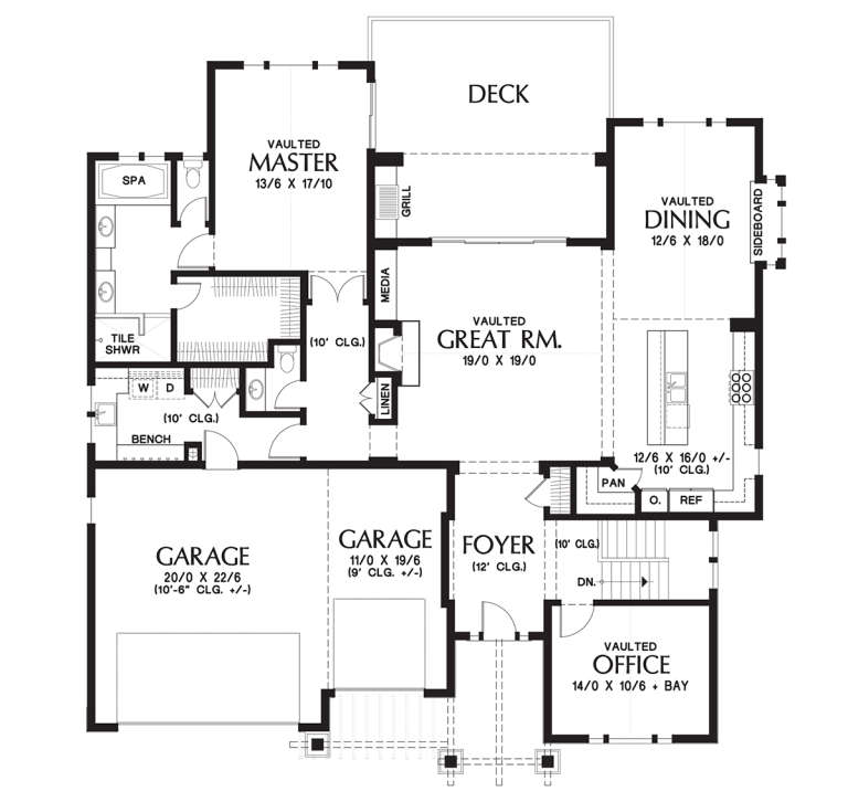 House Plan House Plan #19902 Drawing 1