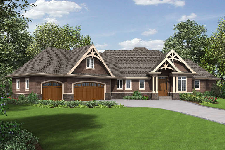 House Plan House Plan #19904 Front Elevation 
